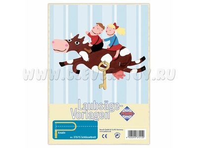 Заготовка "Настенная ключница Веселая корова" (для выпиливания лобзиком)