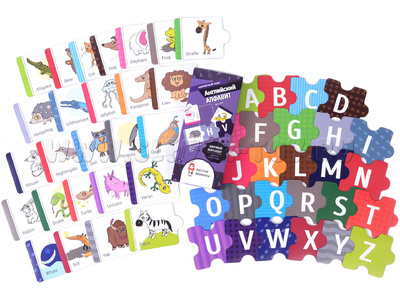 Набор магнитных карточек "Английский алфавит" (базовый комплект)