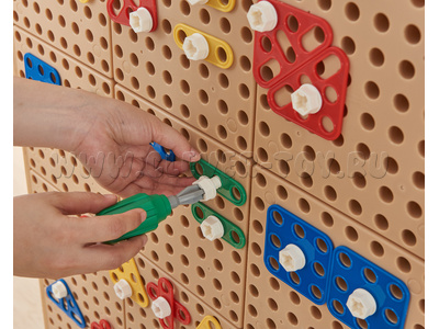 STEM набор Геометрические фигуры, 260 шт.