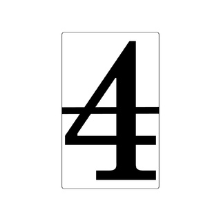 Магнитная карточка Произвольный размер "4"