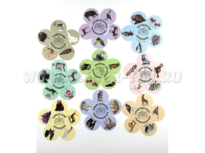 Набор магнитных карточек "Заповедники"