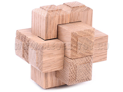 Головоломка "Суперузел 7" (дерево)