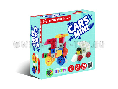 Занимательные кубики: машины-мини CARS MINI
