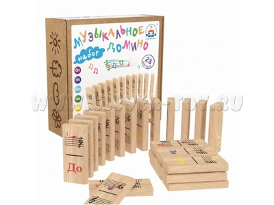 Набор деревянный "Музыкальное домино"