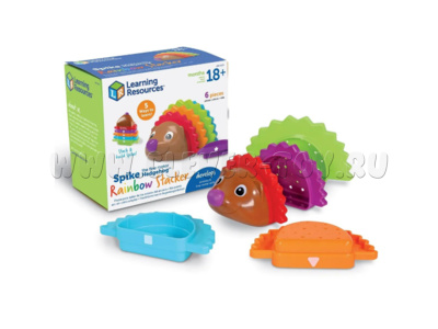 Развивающая игрушка "Собери Ёжика Спайка" (пирамидка, 6 элементов)