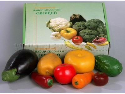 Набор муляжей овощей (малый)