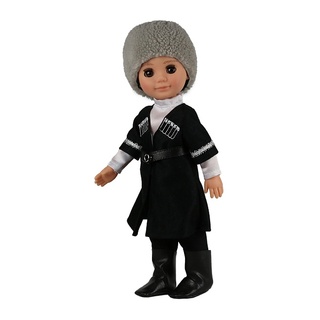 Кукла мальчик в чеченском народном костюме